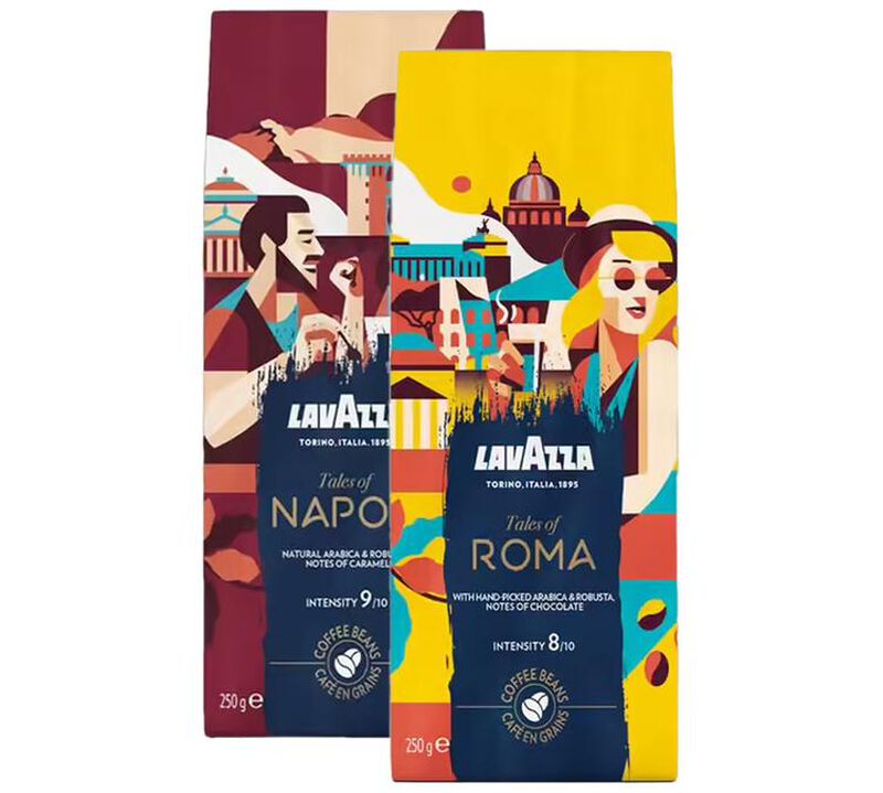 500 g - Caf&eacute; en grain - Pack Tales of Roma et Tales of Napoli - LAVAZZA image number 0