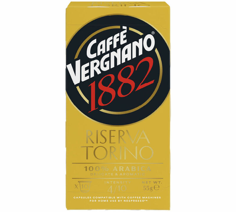 Vergnano - 10 Capsule compatibili Nespresso* - 100% ARABICA  Riserva Torino image number 0