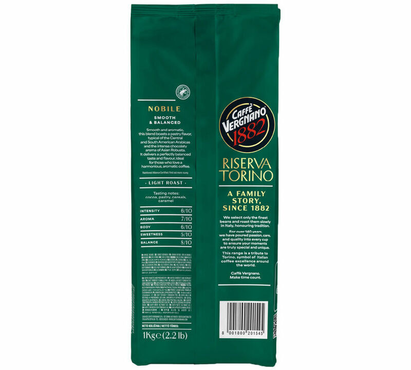 Caf&eacute; en grains  - Nobile  Riserva Torino - 1kg - VERGNANO image number 3