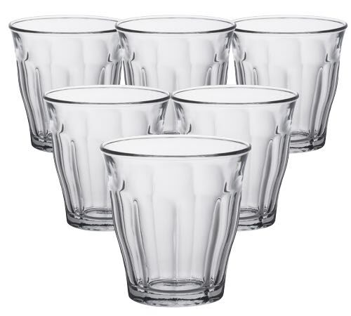 Duralex Picardie Glasses - 6 x 9cl