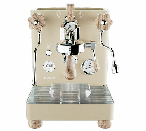 Machine expresso LELIT Bianca PL162T-4Q30 edition limit&eacute;e or et bois