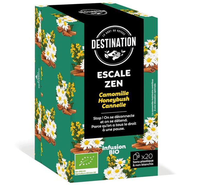 Infusion Escale Zen Bio - 20 sachets - DESTINATION image number 0