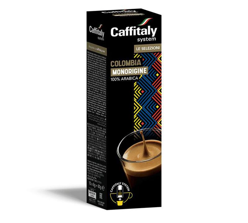 Caffitaly Capsules Colombia x 10 coffee pods image number 0