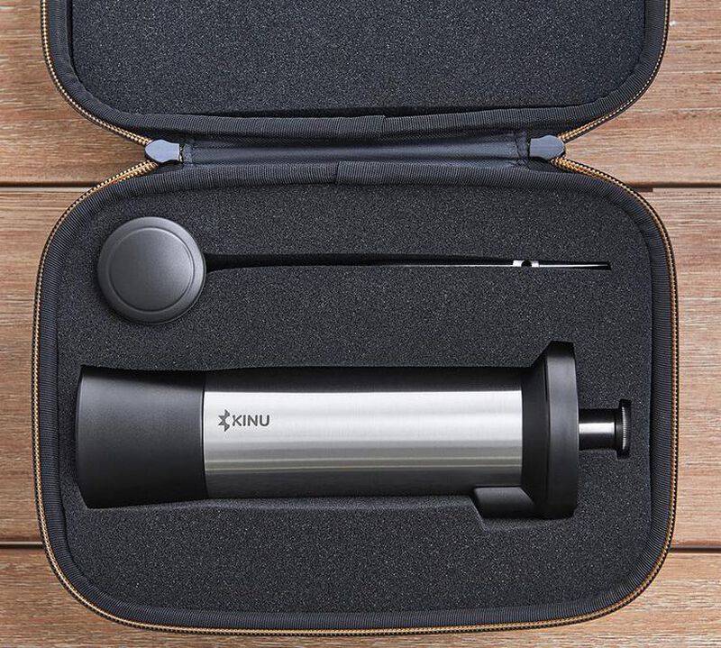 Kinu M47 Simplicity Coffee Grinder + Travel Case & Free Coffee Beans image number 1