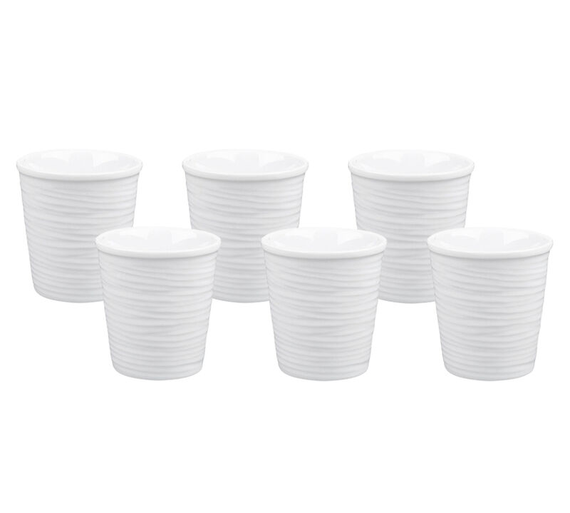 Plise'O Set of 6 Espresso Cups - 9cl image number 0