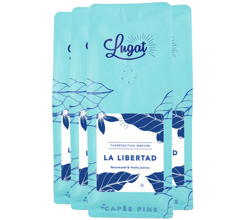 4 x 250 g - Caf&eacute; en grain - Guatemala La Libertad - LUGAT image number 0