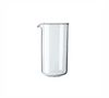 Spare glass beaker compatible with Bodum 3-cup (350ml) French Press coffee maker. image number 0