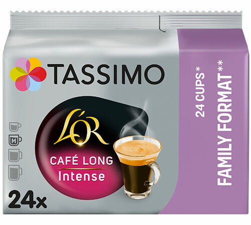 Tassimo pods L'Or Caf&eacute; Long Intense - Family Pack x 24 T-Discs
