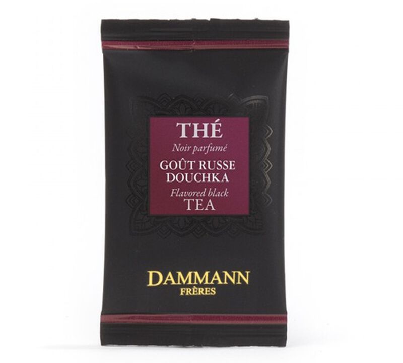 Go&ucirc;t Russe Black Tea - 24 Cristal&reg; sachets - Dammann Fr&egrave;res image number 1