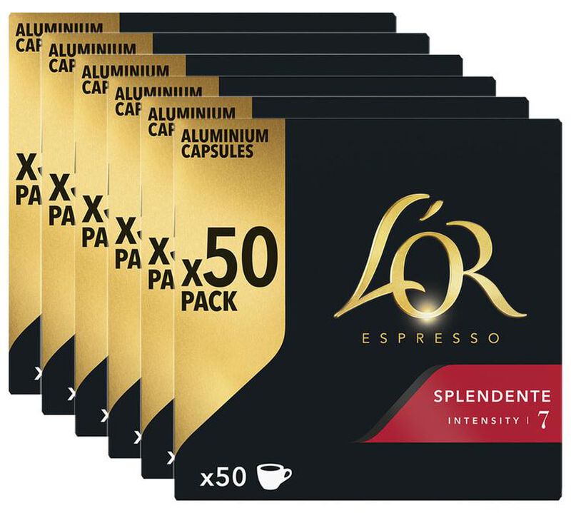 300 capsules compatibles Nespresso* Original Splendente - L'OR ESPRESSO image number 0