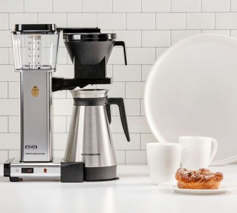 Cafeti&egrave;re filtre Moccamaster KBGT alu poli avec verseuse isotherme 1.25L image number 1