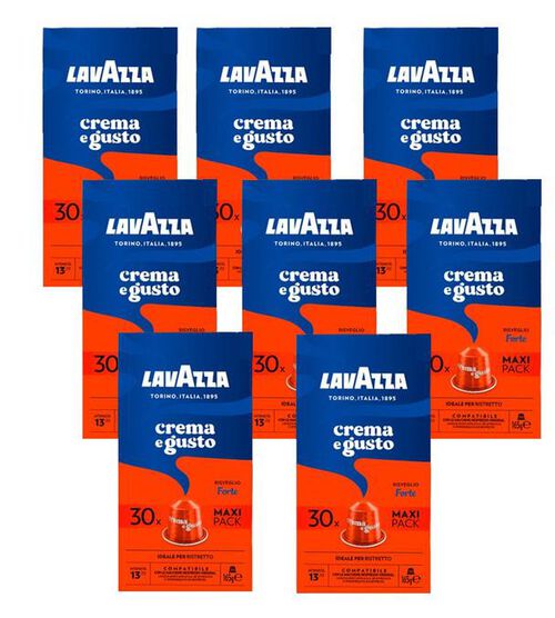 Lavazza Nespresso* Original Compatible Capsules Crema e Gusto Forte x 240