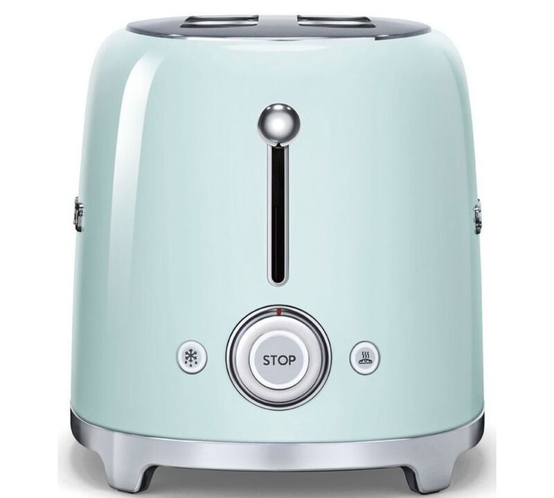 Grille-pain TSF02PGEU 4 tranches Vert d'eau - SMEG image number 2