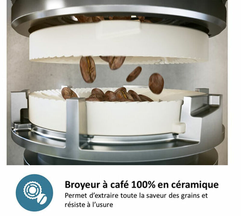 Philips - Macchina da caff&egrave; espresso automatica - SilentBrew EP5544/80 LatteGo - Silver e Rosa image number 7