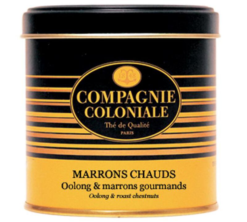 Bo&icirc;te Th&eacute; Oolong Marrons Chauds - Vrac 90 g - COMPAGNIE & CO image number 0