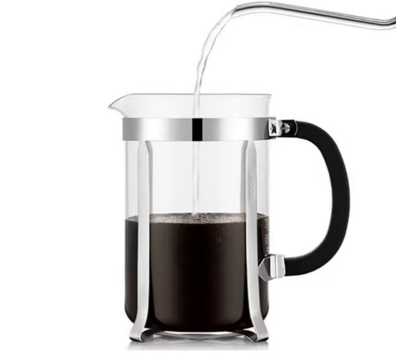 Pack cafeti&egrave;re &agrave; piston 1.5L Chambord Bodum + 250gr Caf&eacute; moulu Antico Aroma de  Zicaff&egrave; image number 1