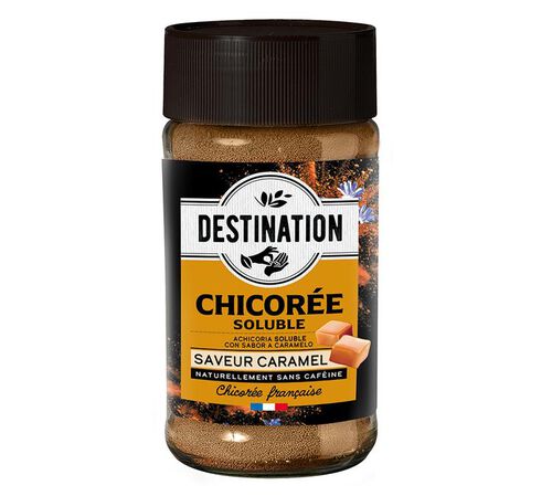 Chicor&eacute;e soluble caramelbio - Boisson instantan&eacute;e - Bo&icirc;te 100g - DESTINATION
