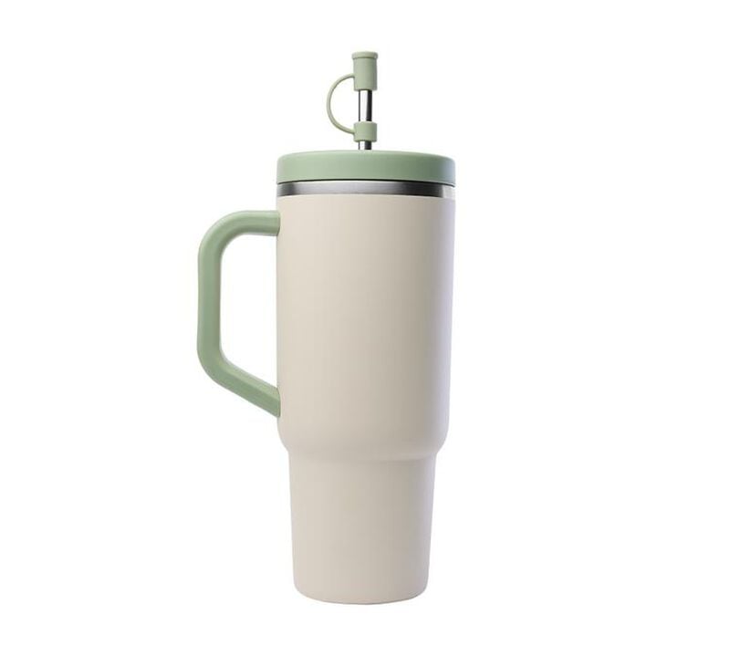 Gourde isotherme avec paille Travel cup Level up - 90 cl - QWETCH image number 3