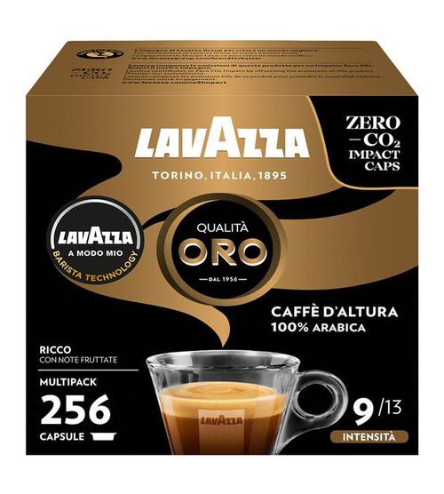Lavazza - 256 Capsule A Modo Mio - Qualit&agrave; Oro Caff&egrave; d'Altura