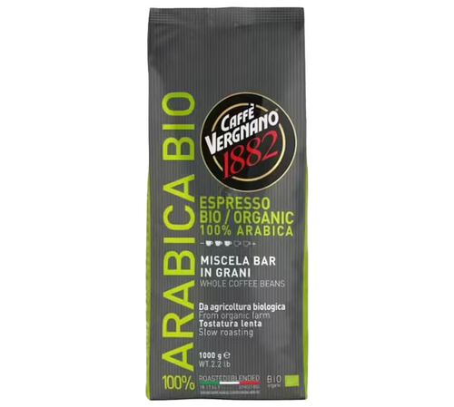 2 x 1 kg - Caf&eacute; en grain - Bio 100% Arabica - CAFF&Egrave; VERGNANO image number 2