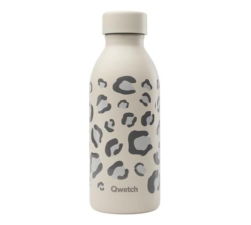 Gourde isotherme Icon sable l&eacute;opard - 50 cl - QWETCH
