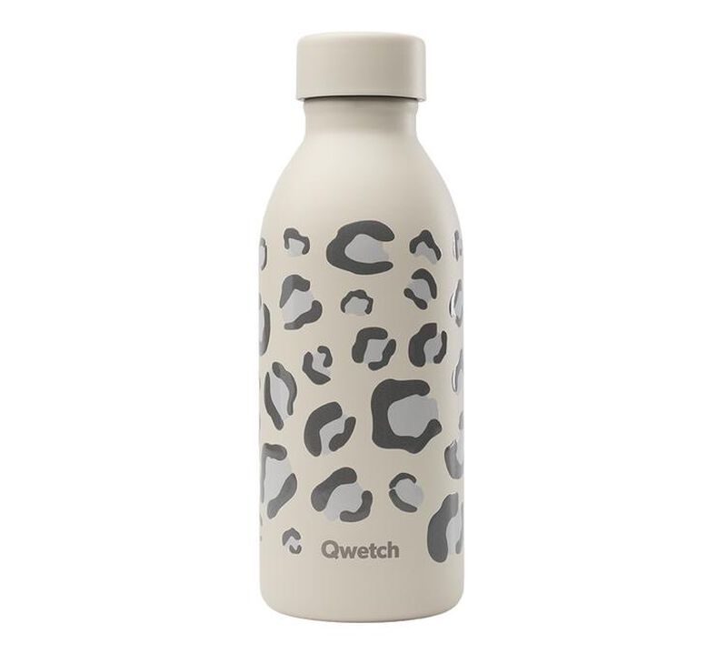 Gourde isotherme Icon sable l&eacute;opard - 50 cl - QWETCH image number 0