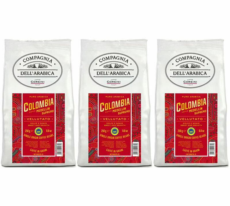 3 x 250 g - Caf&eacute; en grain - Colombia Medellin - CORSINI image number 0