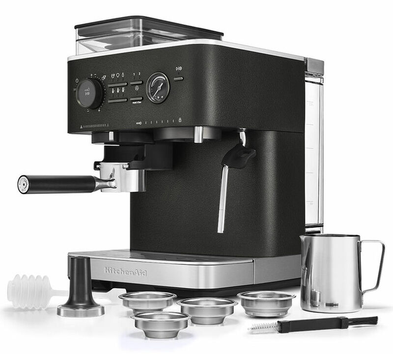 KitchenAid 5KES6551 Macchina semi automatica con macinacaff&egrave; Nera image number 1