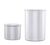 Lot 2 bo&icirc;tes de conservation m&eacute;tal argent 250 gr 500 gr - Airscape image