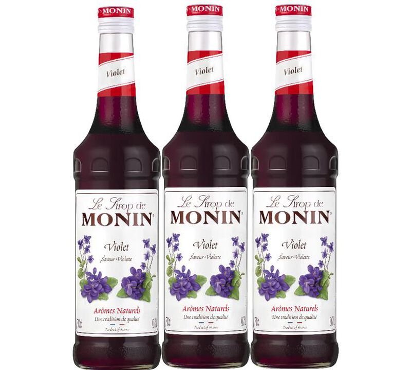 Sirop Violette - 3 x 70cl - MONIN image number 0
