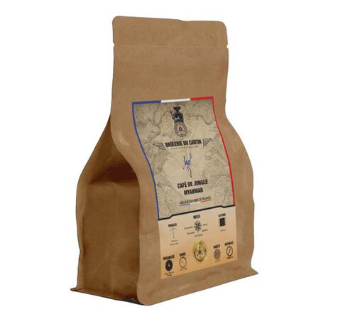 250 g - Caf&eacute; en grain - Myanmar Ywangan Manussiha 100% Arabica - BR&Ucirc;LERIE DU CANTIN
