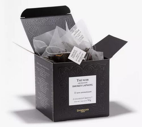 Dammann Fr&egrave;res Smokey Lapsang black tea - 25 Cristal&reg; sachets