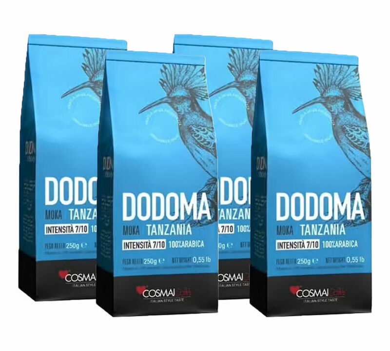 Cosmai Caff&egrave; - Caff&egrave; in grani 100% Arabica Tanzania Dodoma 1 kg image number 0