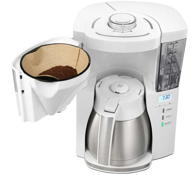 Cafeti&egrave;re blanche Melitta Look V Therm Timer 1025-17 blanche + offre cadeaux image number 1