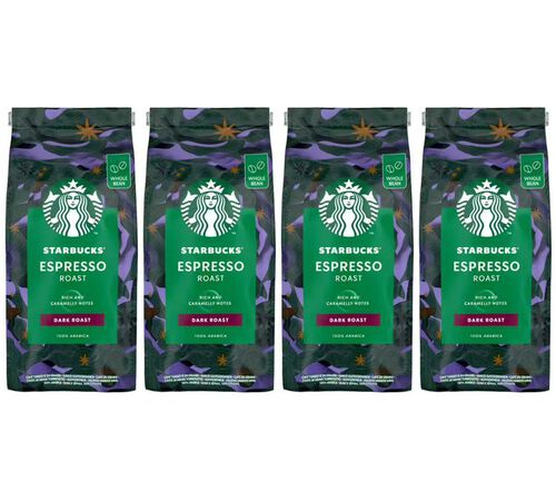 Starbucks Coffee Beans Espresso Roast - 4 x 450g