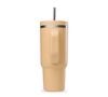 Qwetch - Thermobecher Aprikose mit Henkel und Strohhalm - 900 ml image number 2