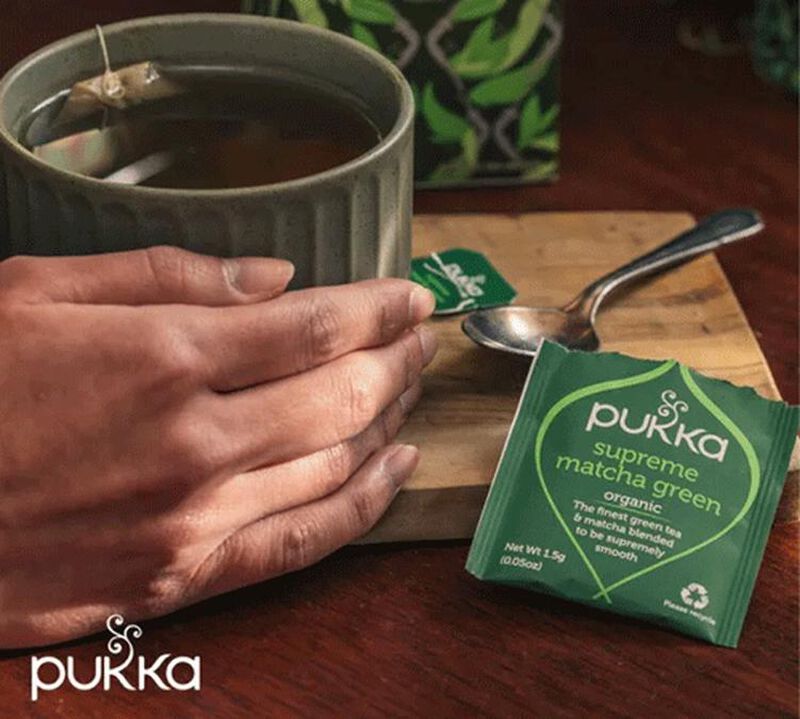 Th&eacute; Vert Matcha Supr&ecirc;me Bio 6 x 20 sachets - PUKKA image number 2