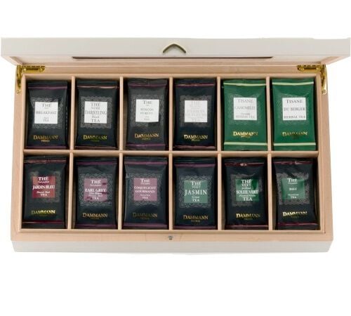 Tea gift box - Palace - 72 Cristal&reg; sachets in 12 tea varieties - Dammann Fr&egrave;res