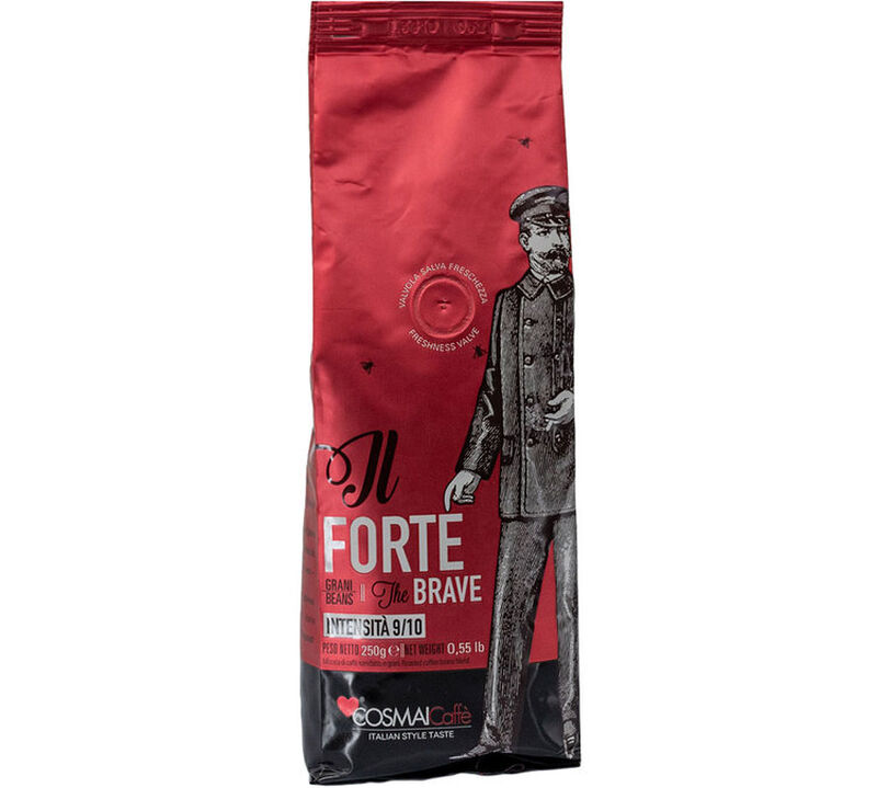 Caff&egrave; Cosmai - Caff&egrave; in grani - Il Forte 250 g image number 0