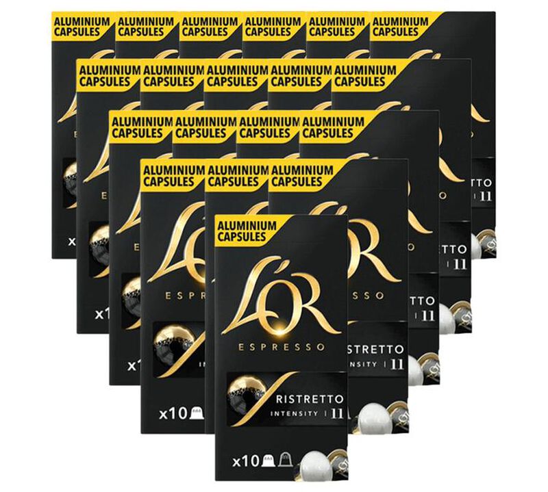 200 capsules compatibles Nespresso* Original Ristretto - L'OR ESPRESSO image number 0