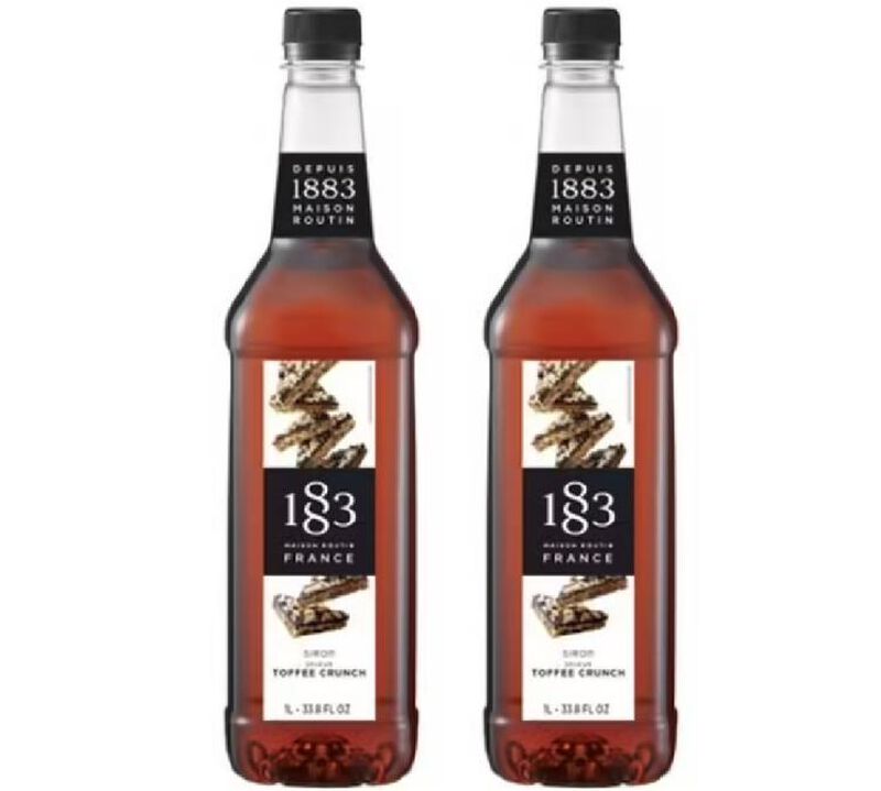 Sirop 1883 Routin Toffee Crunch - Bouteille Plastique - 2 x 1 L image number 0