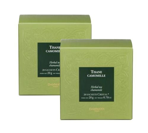 Pack Tisane Camomille - 2 x 20 sachets - DAMMANN FR&Egrave;RES