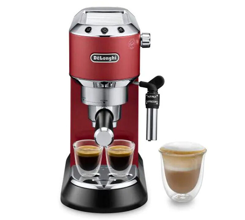 Machine expresso DELONGHI Dedica EC695.R Rouge image number 0