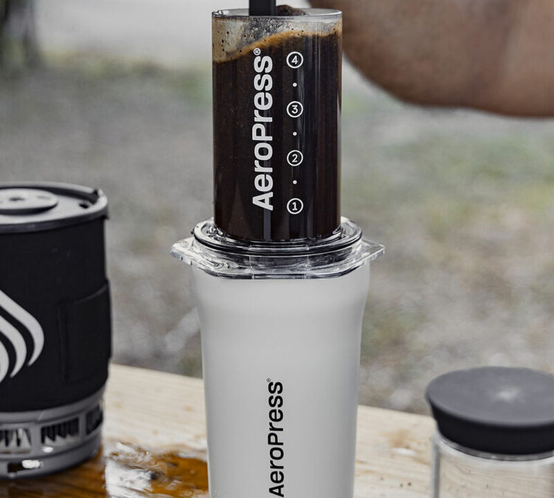 Aeropress Go Plus Portable Coffee Maker - Cream image number 3