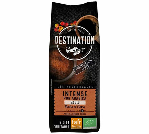 Destination Organic Ground Coffee Intense 100% Arabica - 250g