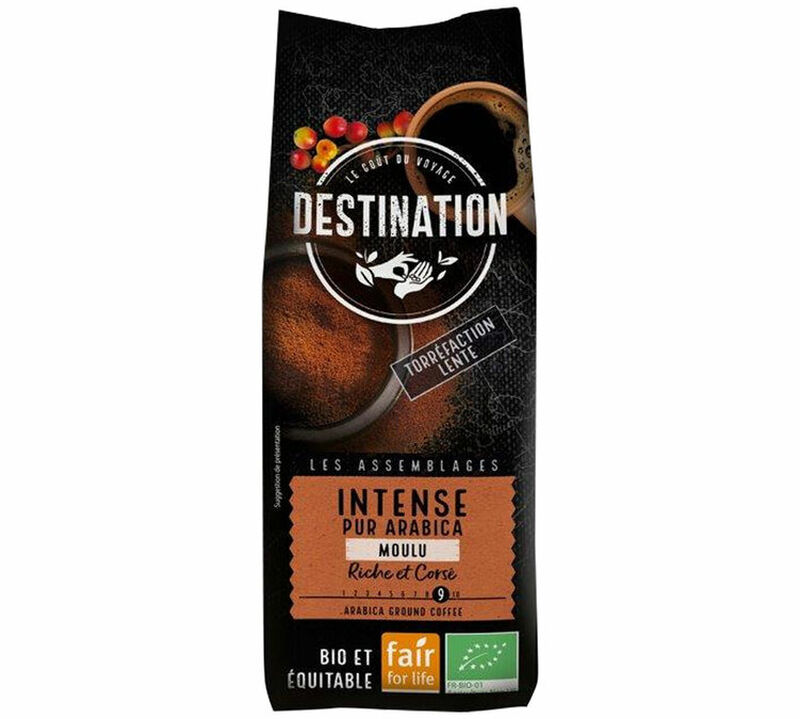 Destination Organic Ground Coffee Intense 100% Arabica - 250g image number 0