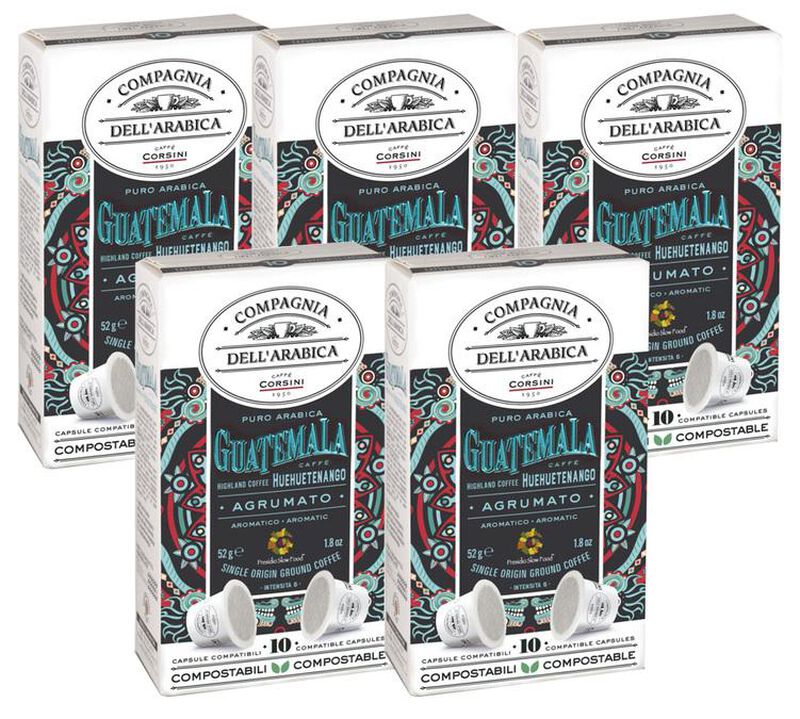 50 Nespresso* Original Compatible Capsules Guatemala &ndash; CORSINI image number 0
