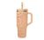 Gourde isotherme avec paille Travel cup Moani abricot - 90 cl - QWETCH image