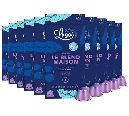 100 capsule compatibili Nespresso* Original House Blend &ndash; Lugat