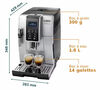 Expresso Broyeur DELONGHI Dinamica FEB 3535.SB Gris image number 1